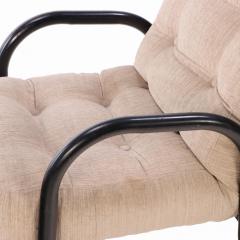 A French tubular iron armchair C 1960  - 4226886