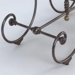 A French vintage cast iron and marble bakers table Paris late 19th C  - 3032795