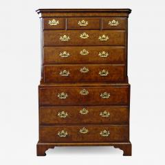 A GEORGE I WALNUT CHEST ON CHEST - 2775089