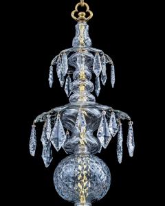 A GEORGE II CUT GLASS ROCOCO CHANDELIER ATTRIBUTED TO THOMAS BETTS - 3787949