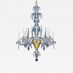 A GEORGE II CUT GLASS ROCOCO CHANDELIER ATTRIBUTED TO THOMAS BETTS - 3789375