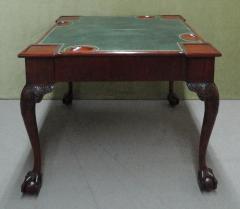 A GEORGE II MAHOGANY GAMES TABLE - 3562850