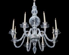 A GEORGE II STYLE MURANO CHANDELIER - 3787545