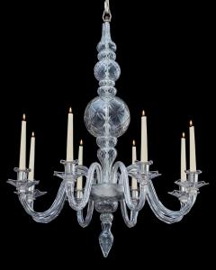 A GEORGE II STYLE MURANO CHANDELIER - 3787547