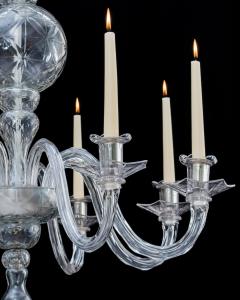 A GEORGE II STYLE MURANO CHANDELIER - 3787553