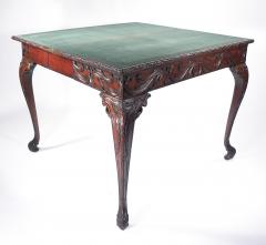 A GEORGE III MAHOGANY CARD TABLE - 3162209