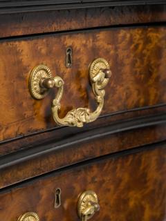 A GEORGE III STYLE BURR MAPLE PEDESTAL DESK - 2771728