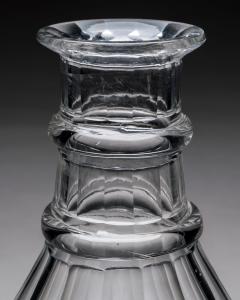 A GEORGIAN BROAD FINE FLUTE MAGNUM CARAFE AND MATCHING GLASSES - 3787816