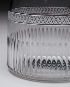 A GEORGIAN BROAD FINE FLUTE MAGNUM CARAFE AND MATCHING GLASSES - 3787823