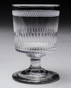 A GEORGIAN BROAD FINE FLUTE MAGNUM CARAFE AND MATCHING GLASSES - 3787826