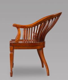 A GOOD PAIR OF WALNUT CLUB CHAIRS - 771593