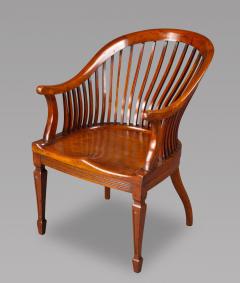 A GOOD PAIR OF WALNUT CLUB CHAIRS - 771594