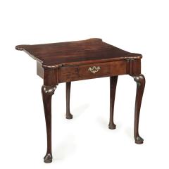 A George I walnut card table - 3242268