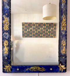 A George II Verre glomis Mirror circa 1750 - 4773877