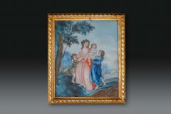 A George III Chinese Export Reverse Painting on Glass - 4701988