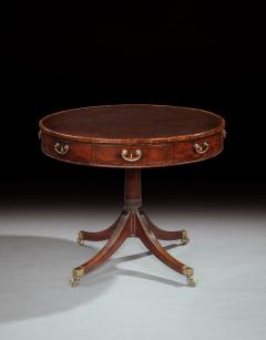 A George III Period Mahogany Drum Table - 4644539