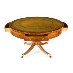 A George III revolving mahogany drum table attributed to Gillows - 2992067