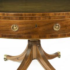 A George III revolving mahogany drum table attributed to Gillows - 2992073