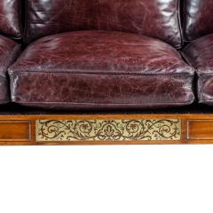 A George IV Brass Inlaid Rosewood Country House Three Seater Sofa - 1238416