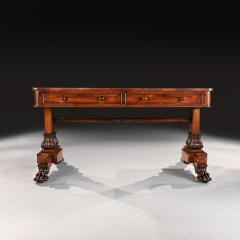 A George IV Period Rosewood Library Table - 3807782