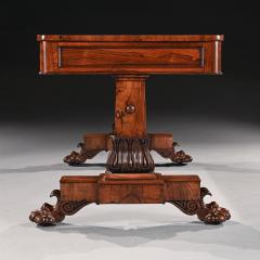 A George IV Period Rosewood Library Table - 3807787