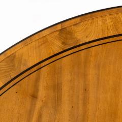 A George IV ebony inlaid mahogany tilt top centre table - 2678110