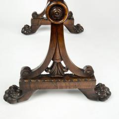 A George IV rosewood tray top table attributed to Gillows - 2910451