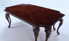 A Georgian style carved mahogany dining table by Century  - 3595755