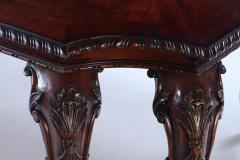 A Georgian style carved mahogany dining table by Century  - 3595756