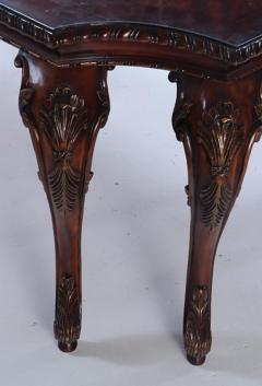 A Georgian style carved mahogany dining table by Century  - 3595757