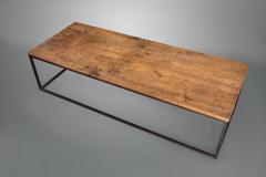 A Good Cherry and Metal Mounted Coffee Table - 930246