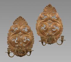 A Good Pair of Charles II Giltwood Wall Sconces - 826176