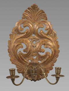 A Good Pair of Charles II Giltwood Wall Sconces - 826177