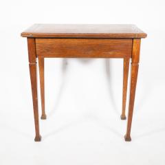 A Good Quality Arts Crafts Single Drawer Card or Games Table - 4192336