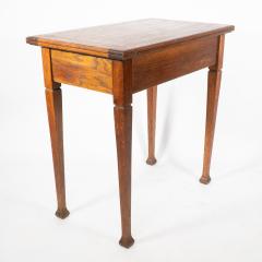 A Good Quality Arts Crafts Single Drawer Card or Games Table - 4192337