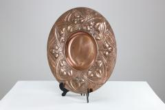 A Good Quality Well Executed Arts Crafts Copper Wall Plate 2 - 4188811