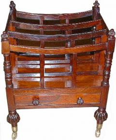 A Graceful 19th Century English Rosewood Canterbury - 3719593