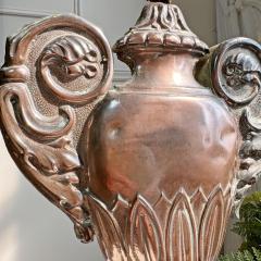 A Grand 18th Century Italian Wood and Copper Altar Vase - 4084202