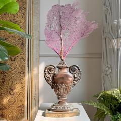 A Grand 18th Century Italian Wood and Copper Altar Vase - 4084205