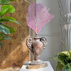 A Grand 18th Century Italian Wood and Copper Altar Vase - 4084209