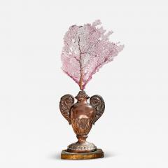 A Grand 18th Century Italian Wood and Copper Altar Vase - 4120158