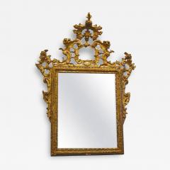 A Grand 18th c Italian Rococo Gilt Wood Mirror - 3635847