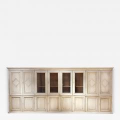 A Grand Georgian Style Pine Library Cupboard or Kitchen Cabinets C 1920  - 4649500