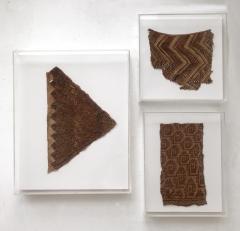 A Group of Three Framed Pre Columbian Textile Fragments - 600649