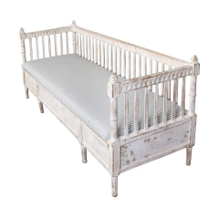 A Gustavian Swedish Painted Bench - 4419782