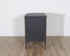 A Gustavian style chest of drawers in black with beautiful patina - 4223194