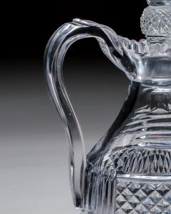 A HEAVILY CUT REGENCY CLARET JUG - 4399392