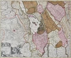 A Hand Colored 17th Century Visscher Map Hollandiae Southern Holland - 2678706