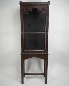 A Handsome Gothic Revival Oak Display Cabinet - 4192355