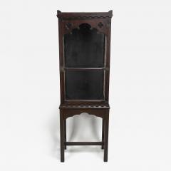 A Handsome Gothic Revival Oak Display Cabinet - 4234507